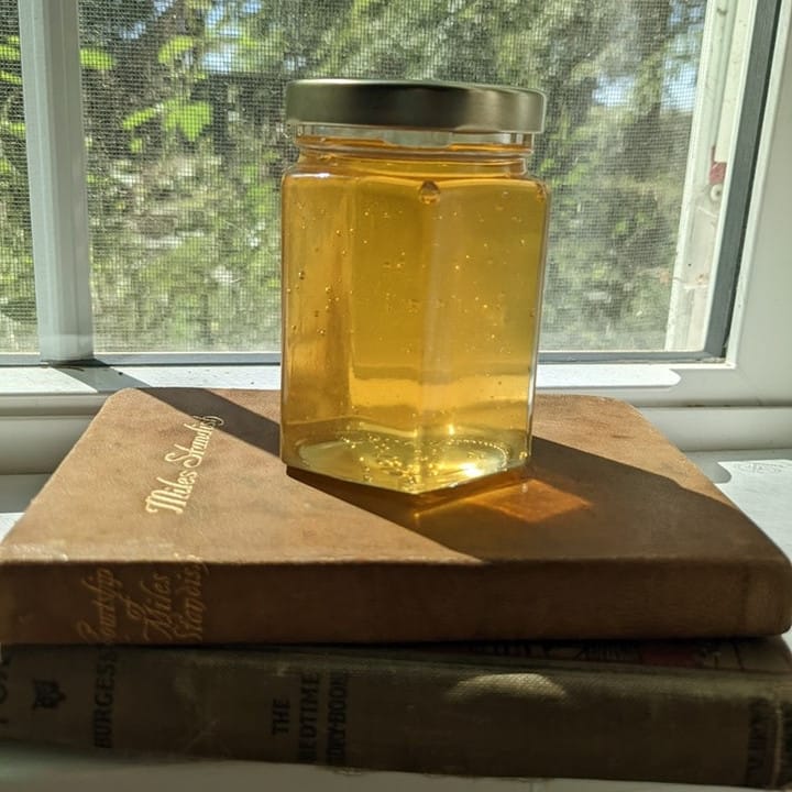 A jar of our honey.